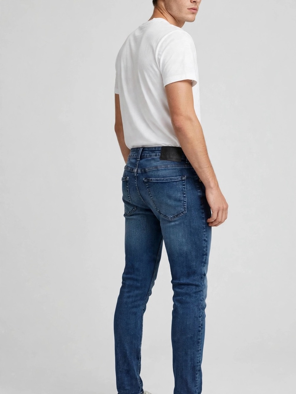 DKNY Men's Dark Blue Skinny Jeans